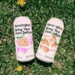 Kensington seltzers cans - Lavender & Peach, Mango & Lychee 
