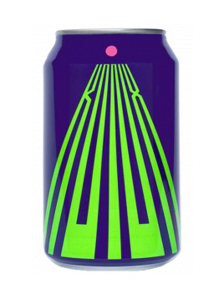 A can of Knox, it's purple with a lime green logo